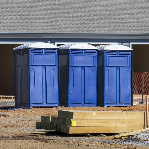 how do you dispose of waste after the portable restrooms have been emptied in Chester